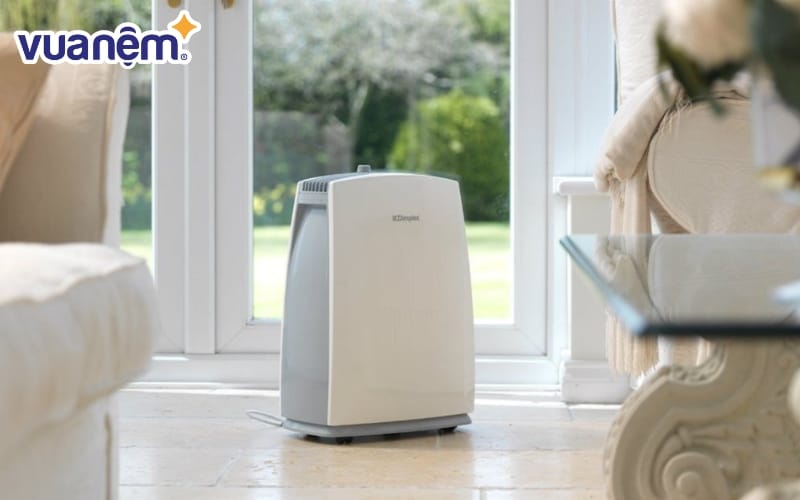 Thiết bị này giúp cân bằng độ ẩm trong không khí, đặc biệt vào mùa nồm