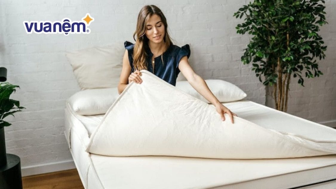 Mẹo cố định Topper không trượt khỏi nệm hiệu quả