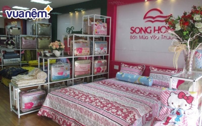 Cửa hàng bán chăn ga gối nệm Lâm Đồng Sông Hồng