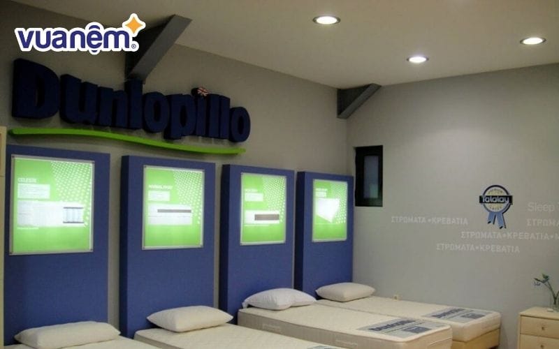 Cửa hàng Dunlopillo còn cam kết bảo hành đúng quy định của nhà sản xuất