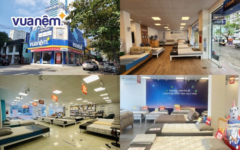 Không gian của các cửa hàng chăn ga gối đệm Vinh Nghệ An - Vua Nệm
