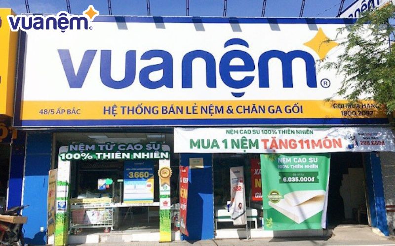 Vua Nệm - Cửa hàng bán chăn ga gối nệm Tiền Giang