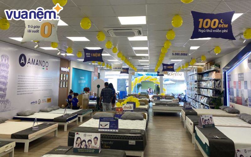 Vua Nệm là địa chỉ uy tín chuyên cung cấp chăn ga gối nệm từ các thương hiệu hàng đầu. 