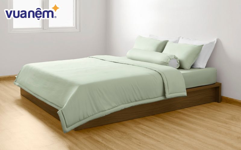 Mẫu sản phẩm chăn ga gối nệm Ice Tencel từ thương hiệu Chagota.