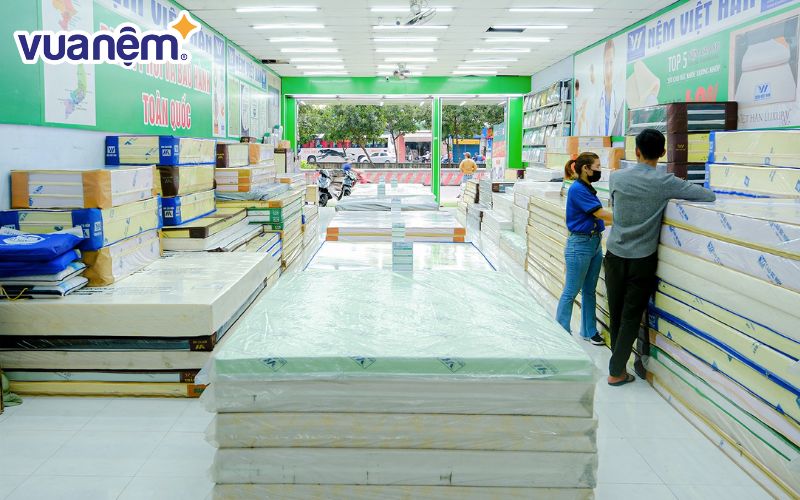 Cửa hàng Nệm Việt Hàn quận 6 chuyên cung cấp sản phẩm chăn ga gối nệm 100% chính hãng.