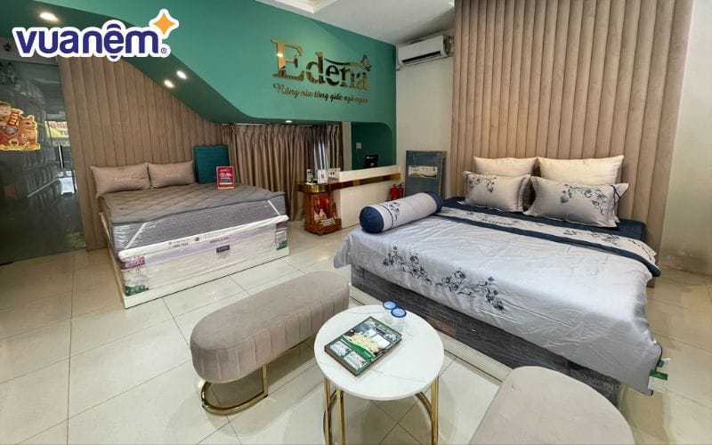 Cửa hàng nệm quận 6 Edena có thời hạn bảo hành sản phẩm trong vòng 5 năm.