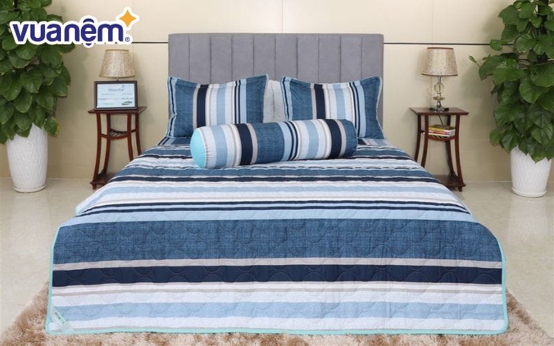 Mẫu chăn ga gối từ thương hiệu Vạn Thành.