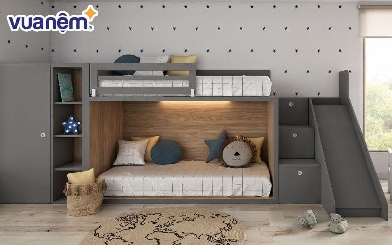Giường tầng hiện đại cho trẻ