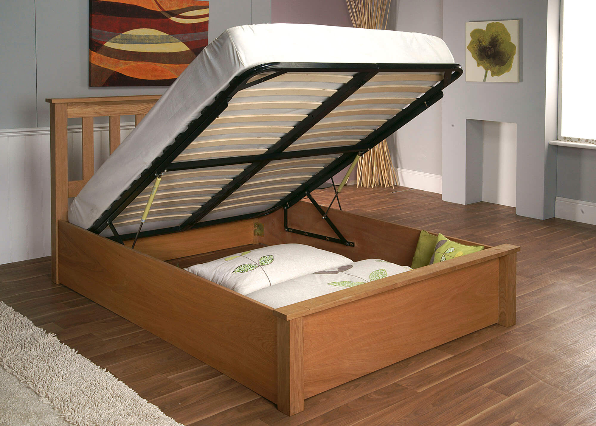 giường gỗ 2m có thiết kế hiện đại