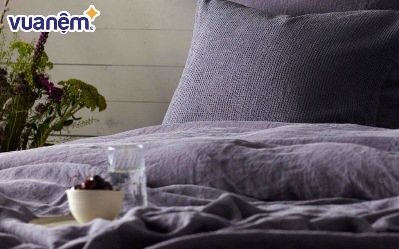 Mệnh Hoả chọn chăn ga gối nệm màu gì? - Màu tím cho sự lãng mạn
