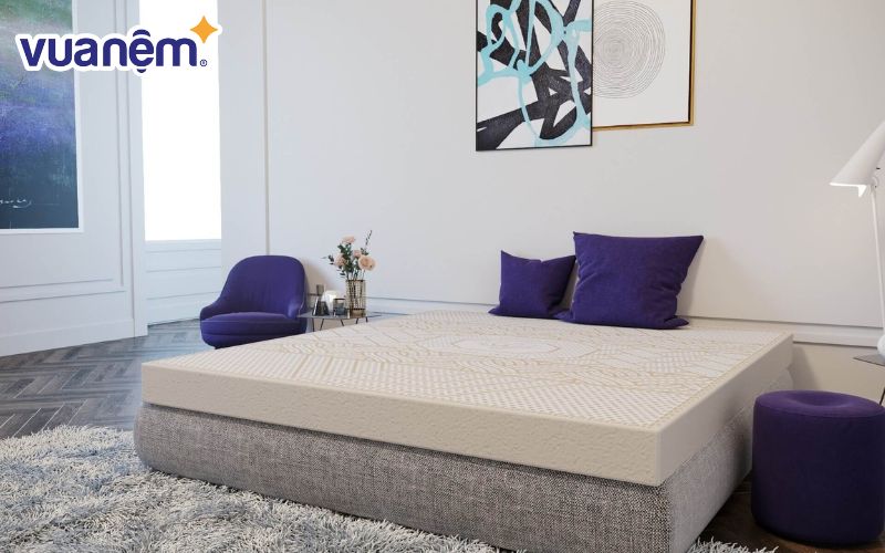 Nệm cao su thiên nhiên cũng thường được sử dụng trong các không gian sang trọng