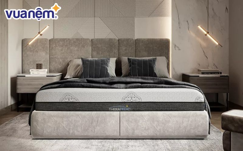 Nệm lò xo Therapedic Therawrap Plus là dòng nệm lò xo được nhiều khách sạn 5 sao lựa chọn