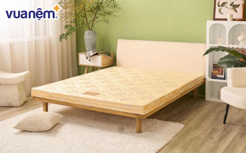 Nệm bông ép 1m6x2m Wonjun Pure Carbon chuẩn Hàn Quốc