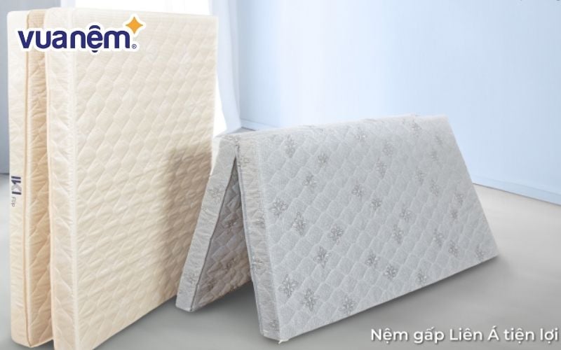 Nệm gấp Liên Á phù hợp với không gian phòng ngủ nhỏ