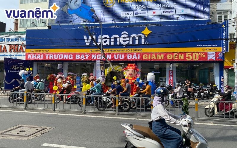 Chi nhánh cửa hàng chăn ga gối đệm Nhà Bè của Vua Nệm