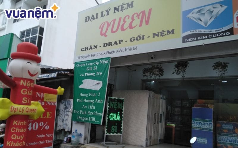 Cửa hàng Nệm Quận 7 - Nhà Bè cung cấp đa dạng mẫu mã sản phẩm