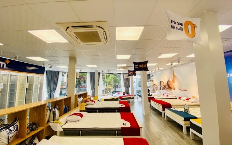 Vua Nệm có hệ thống cửa hàng trải dài trên toàn quốc