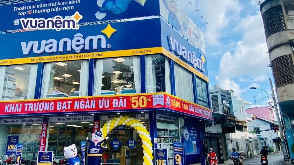 Vua Nệm - hệ thống nệm top đầu TPHCM, điểm mua sắm uy tín