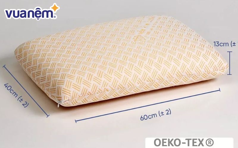 Gối Kim Cương Ovany cao su thiên nhiên