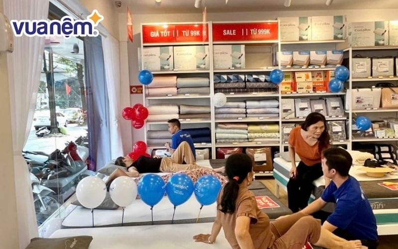 Vua Nệm – Cửa hàng bán chăn ga gối nệm Đồng Tháp giá tốt