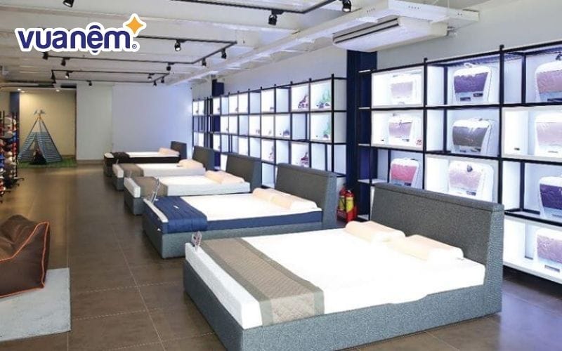 Nệm Liên Á nổi tiếng với các sản phẩm làm từ cao su tự nhiên