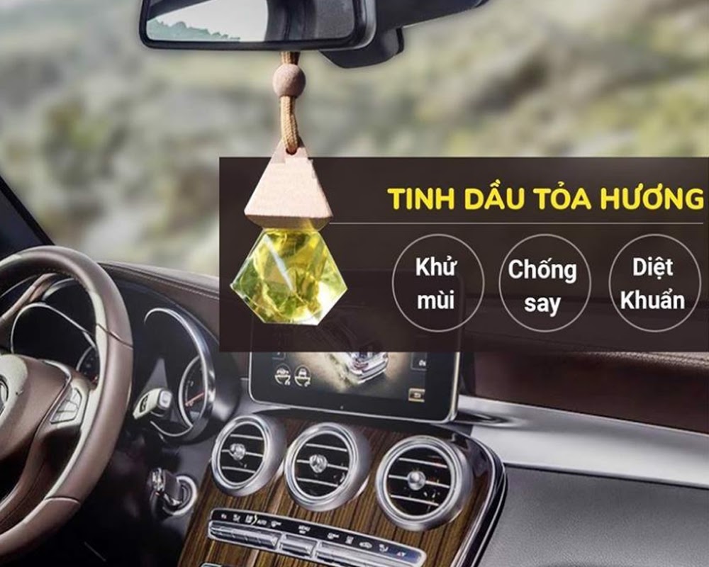 Tinh dầu treo xe có nhiều tác dụng bất ngờ