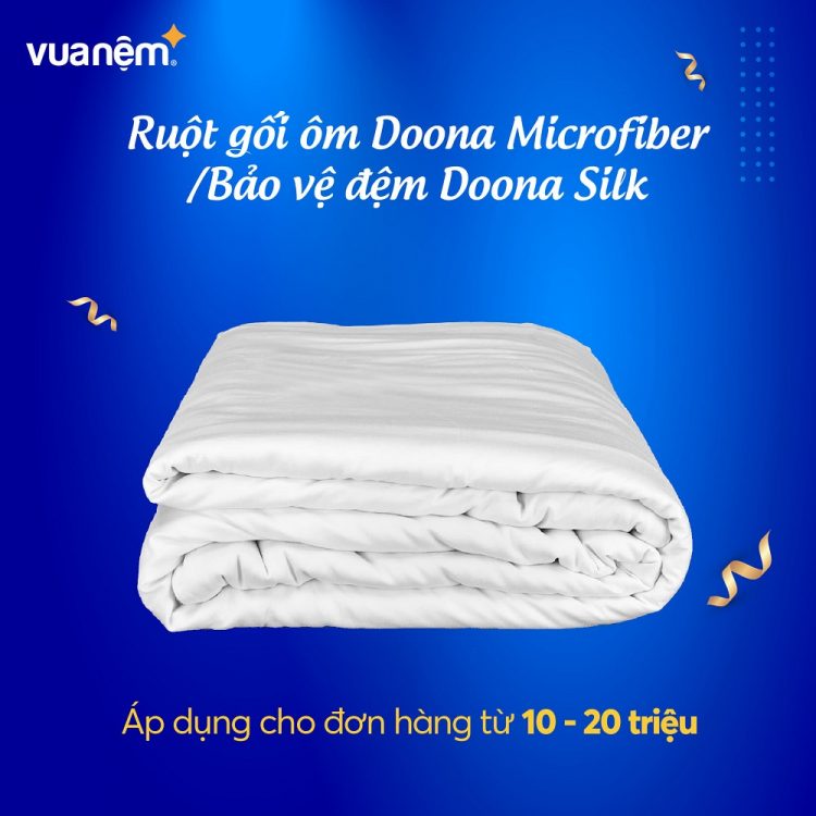Ruột gối ôm Doona Microfiber/Bảo vệ nệm Doona Silk 