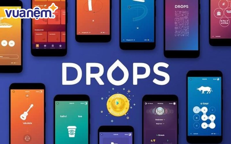 Drops là ứng dụng luôn được nằm trong top những ứng dụng học tiếng Hàn