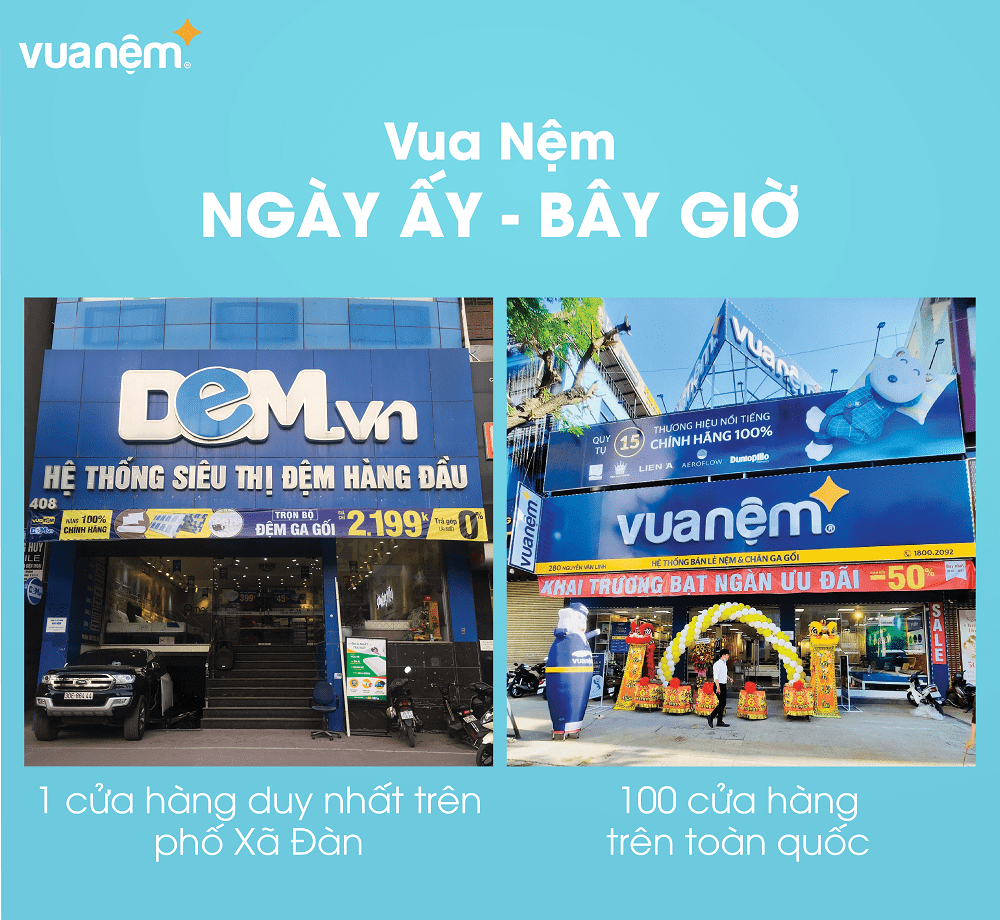 Vua Nệm ngày ấy - bây giờ