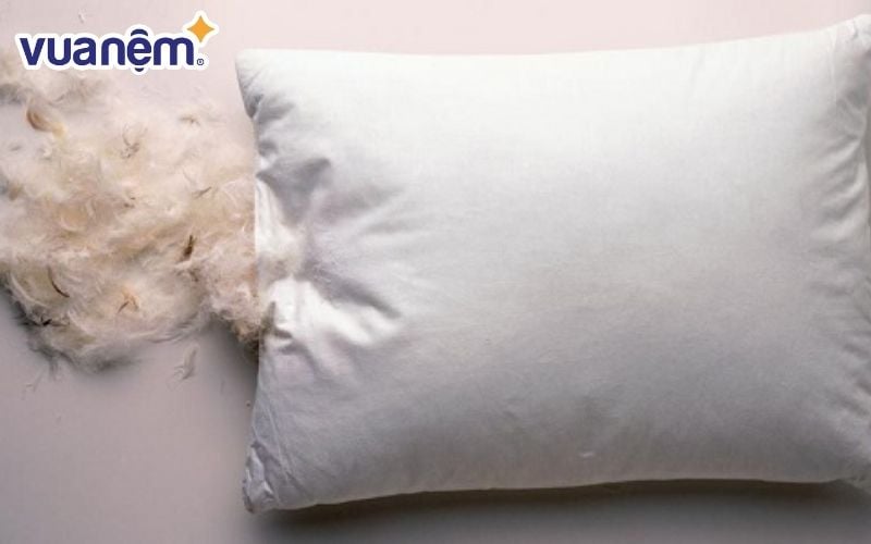 Gối lông vũ tự nhiên