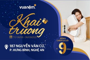 khai trương cửa hàng Vua Nệm tại Nguyễn Văn Cừ, Nghệ An