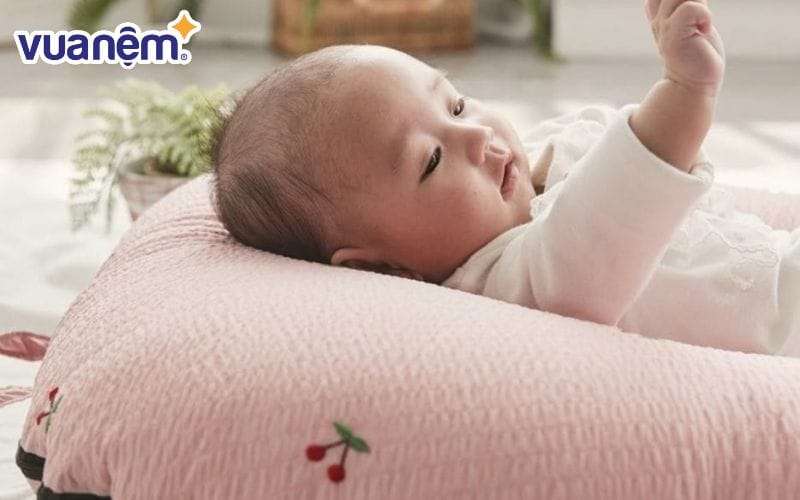 Như tên gọi, gối chống trào ngược là loại gối giúp hạn chế tình trạng trào ngược dạ dày ở trẻ sơ sinh