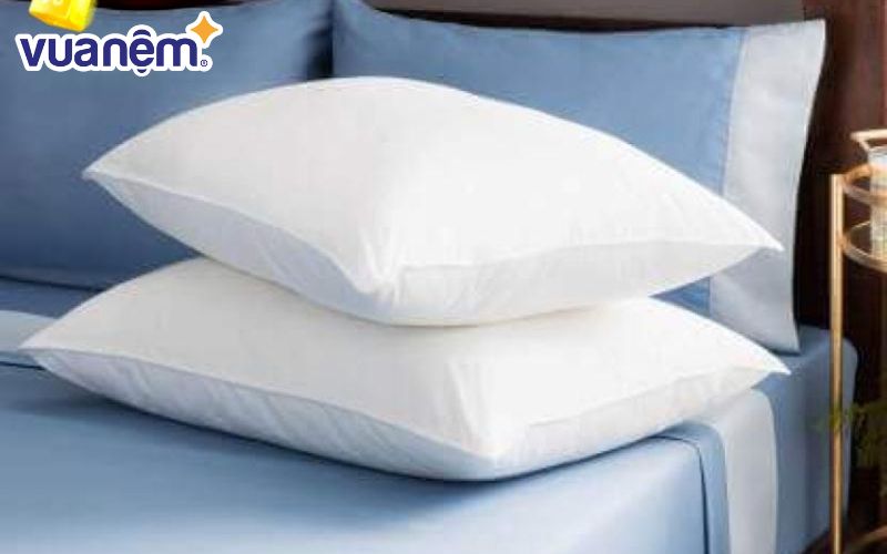 Gối bông cao cấp vô cùng an toàn với sức khỏe người sử dụng