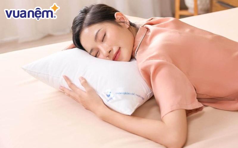 Gối lông vũ Goodnight Mochi là lựa chọn lý tưởng cho những ai yêu thích cảm giác mềm mại, êm ái chuẩn khách sạn 5 sao