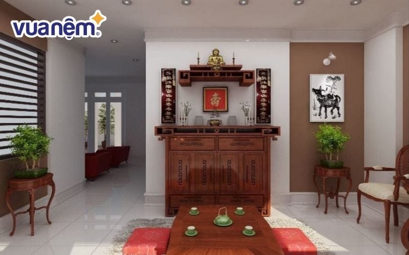 Không sử dụng lại bàn thờ gia tiên của chủ cũ