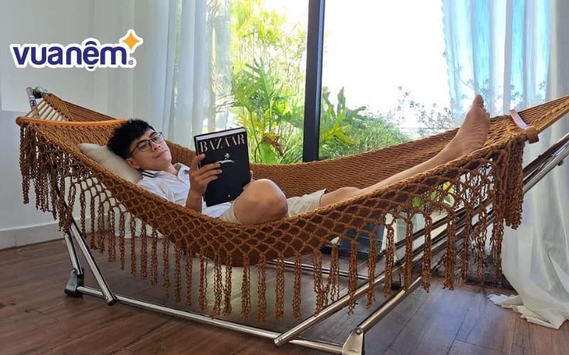 Chỉ dùng võng để nghỉ trưa hoặc thư giãn ngắn từ 15 - 30 phút 