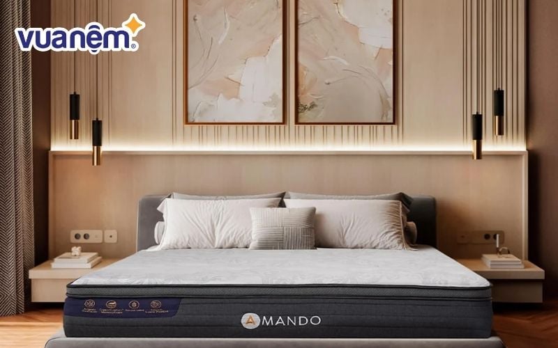 Ưu tiên chọn nệm lò xo êm ái, đem lại cảm giác thoải mái khi nằm