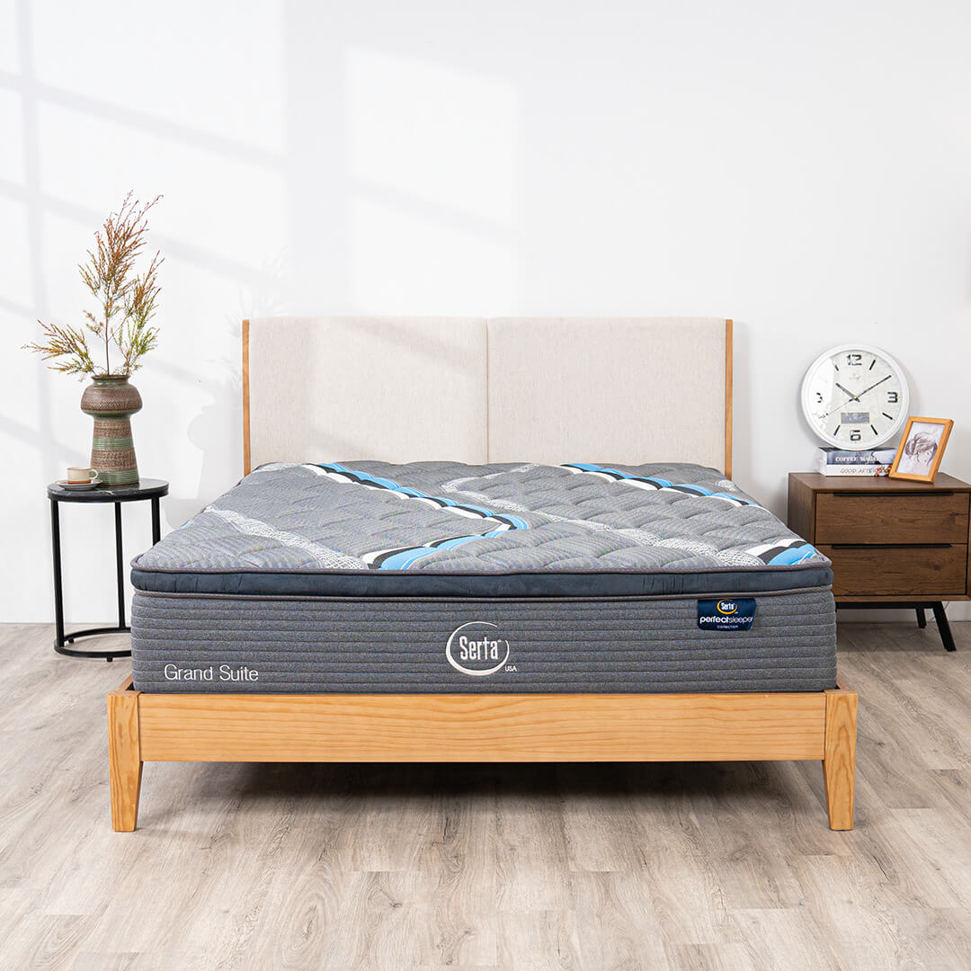 Nệm Serta Perfect Sleeper Grand Suite mang lại một môi trường ngủ an toàn và sạch sẽ