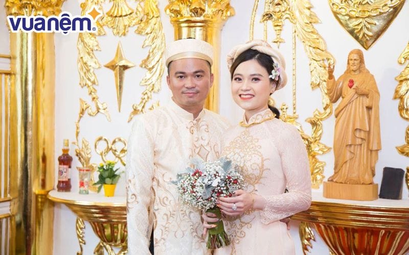 Trang phục cho nghi thức lễ cưới ở nhà trai 