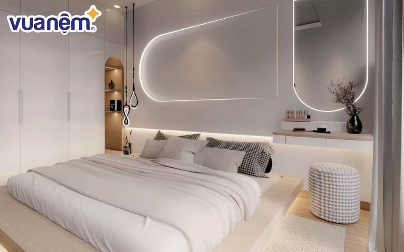 Bố trí ánh sáng hợp lý trong không gian phòng ngủ để ngủ ngon hơn