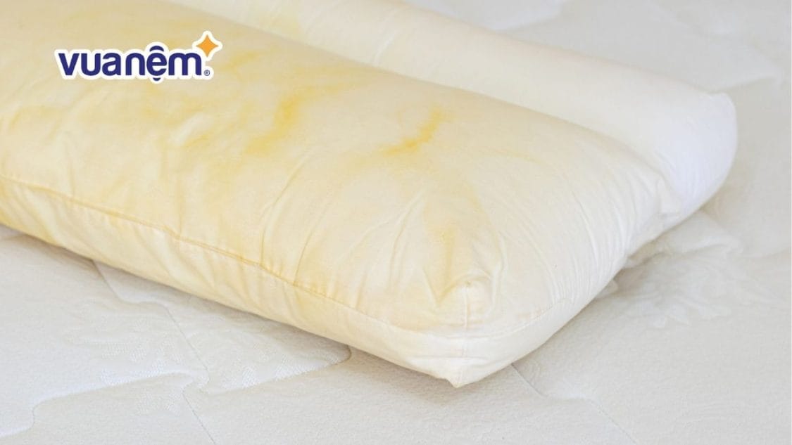 tình trạng ruột gối bị ố vàng