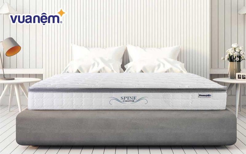 Dunlopillo Spine O Master có cấu tạo từ hệ thống lò xo túi vô cùng bền bỉ