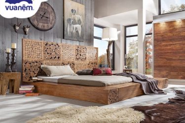 giường gỗ 1m8 2m