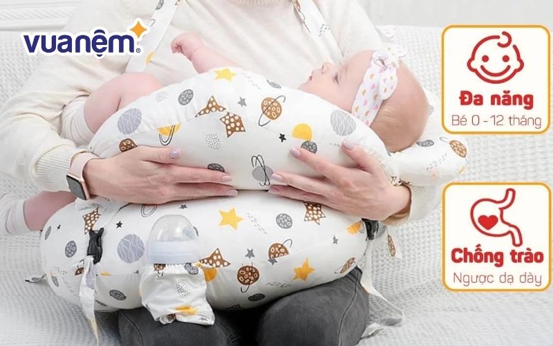 Gối chữ C cho bé bú Mysun