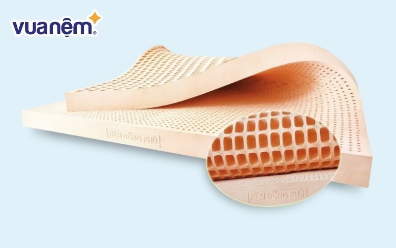 Nệm cao su Đồng Phú Friendly có chất liệu an toàn với sức khỏe