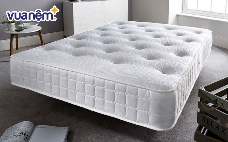 Nệm lò xo mặt cao su Đồng Phú mềm mại, bền bỉ