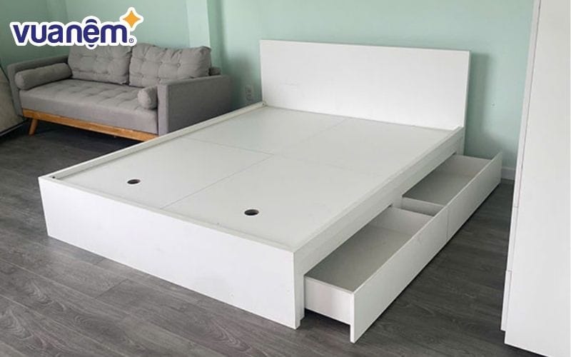 Giường hộp hiện nay được làm từ nhiều chất liệu khác nhau