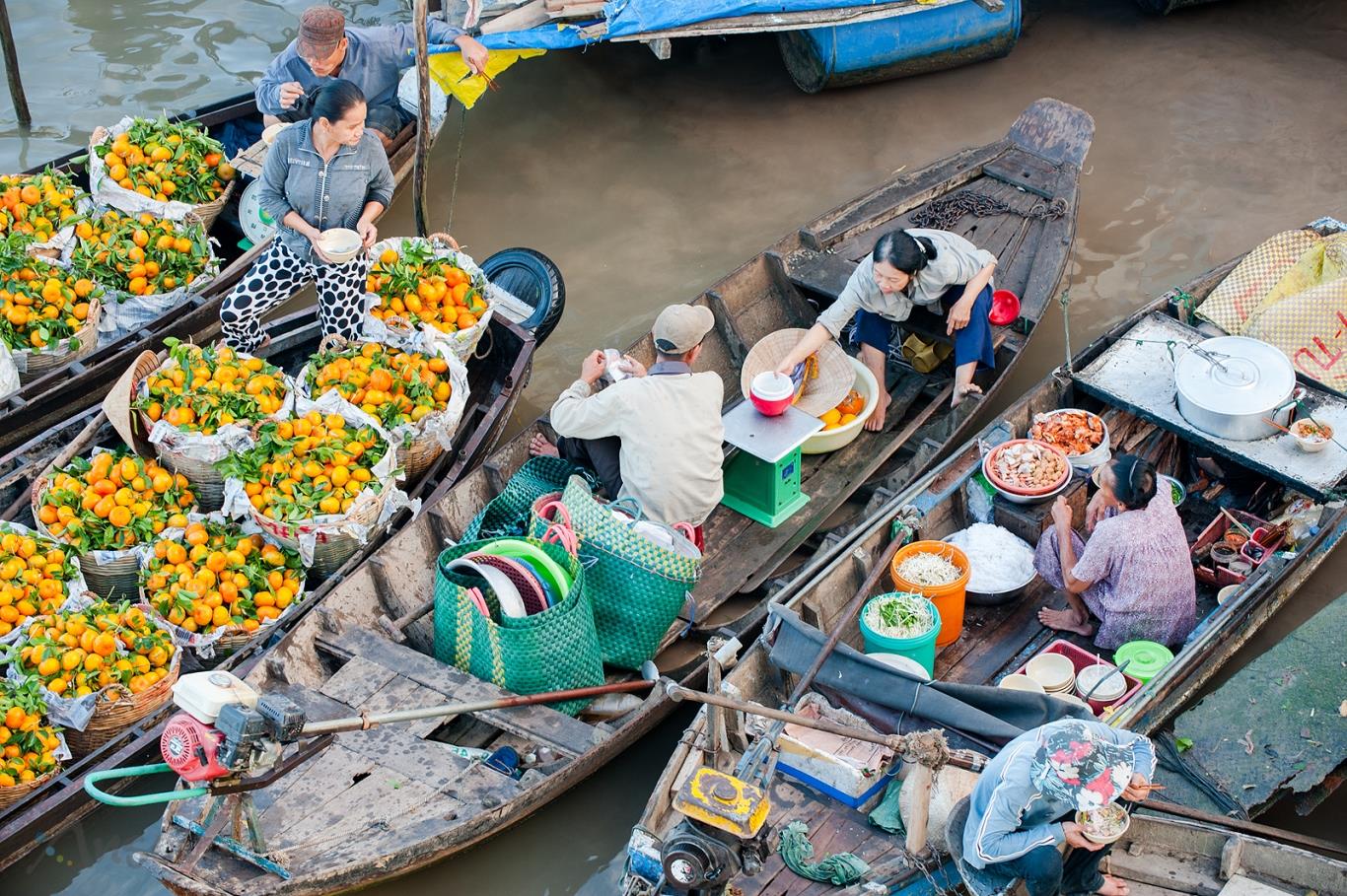 chợ nổi cái răng