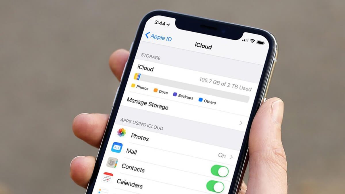  “Cài đặt” chọn “iCloud”