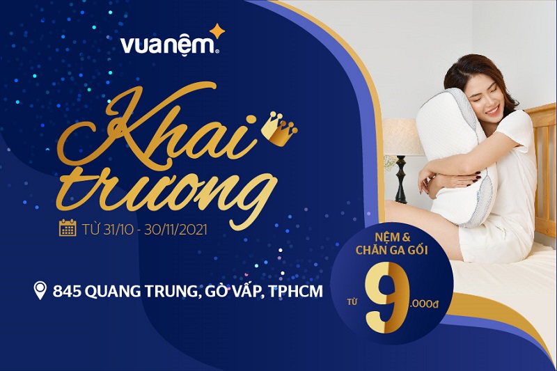 Cơ hội mua nệm & chăn ga gối từ 9K